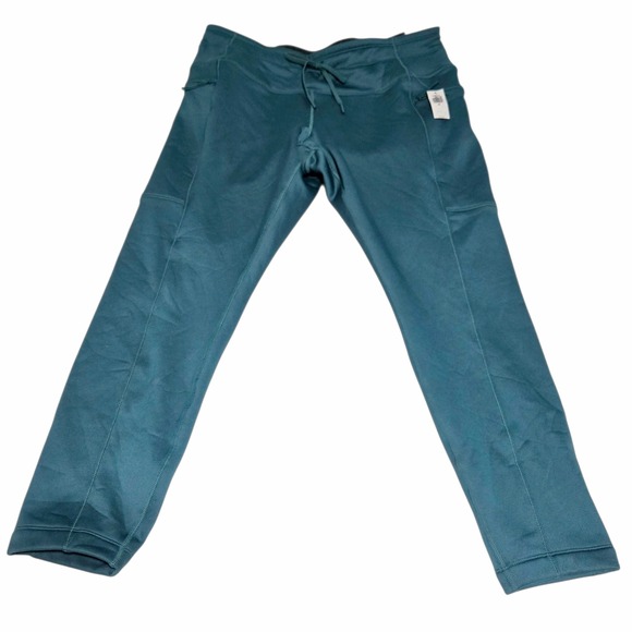 Old Navy High Rise Ultracoze Leggings Darkwater Teal Green Women's Size 2X - Picture 2 of 12